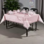 Stolnjaci sa čipkom-setovi sa salvetama i biserima