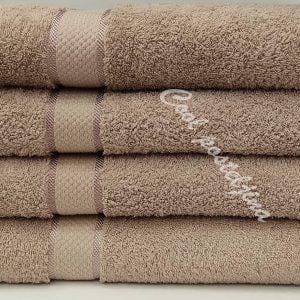 Turski peškiri 100% pamuk-frotir,70*140cm ,6 kom-Braon