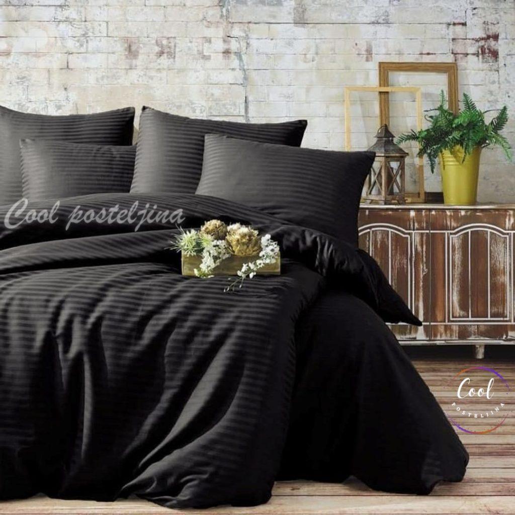 Jednobojne Posteljine Satenske - Bele