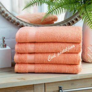 Turski peškiri 100% pamuk-frotir, 50*90cm ,12 kom-Kajsija