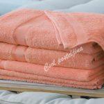 Turski peškiri 100% pamuk-frotir, 50*90cm ,12 kom-Kajsija