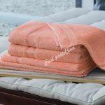 Turski peškiri 100% pamuk-frotir, 50*90cm ,12 kom-Kajsija