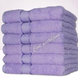 Turski peškiri 100% pamuk-frotir, 50*90cm ,12 kom-Lila