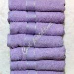 Turski peškiri 100% pamuk-frotir, 50*90cm ,12 kom-Lila