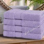 Turski peškiri 100% pamuk-frotir, 50*90cm ,12 kom-Lila