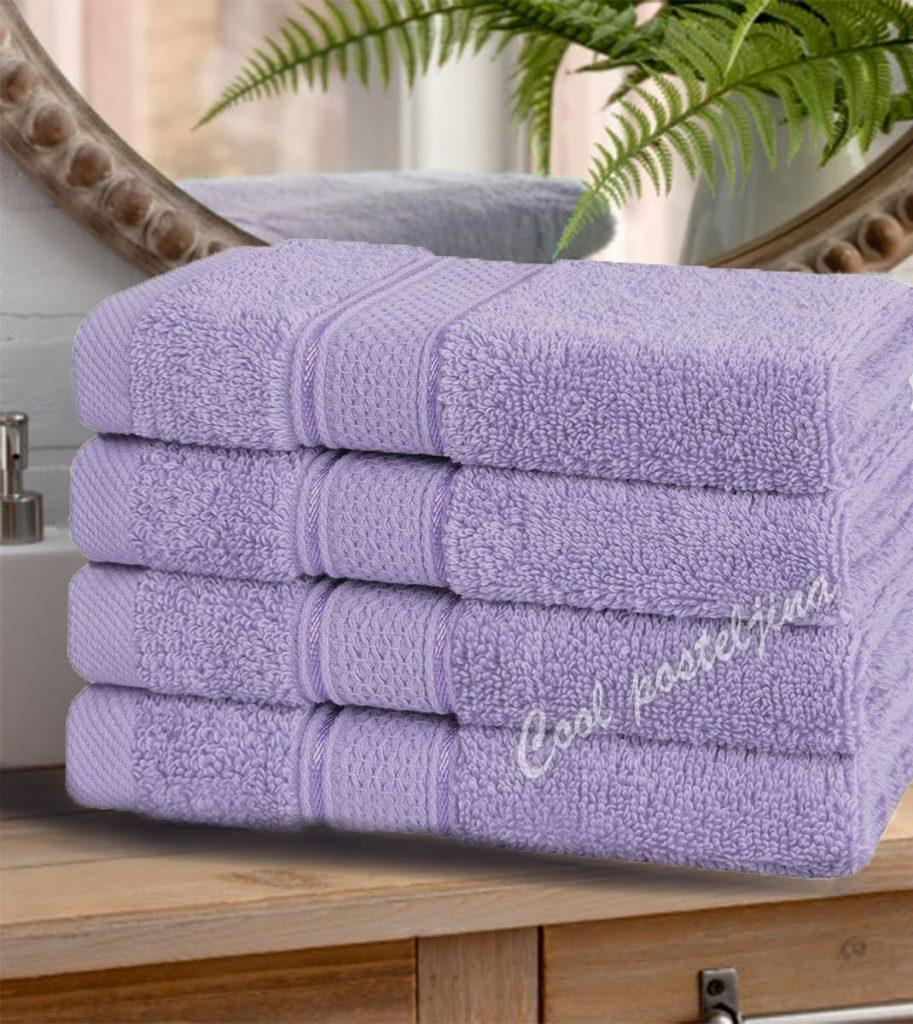 Turski peškiri 100% pamuk-frotir, 50*90cm ,12 kom-Lila