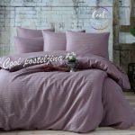 Jednobojne Posteljine Satenske - Lila