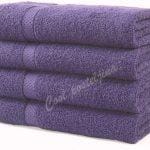 Turski peškiri 100% pamuk-frotir, 50*90cm ,12 kom-Lila