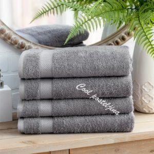 Turski peškiri 100% pamuk-frotir, 50*90cm ,12 kom-Sivi