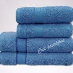 Turski peškiri 100% pamuk-frotir, 50*90cm ,12 kom-Plavi