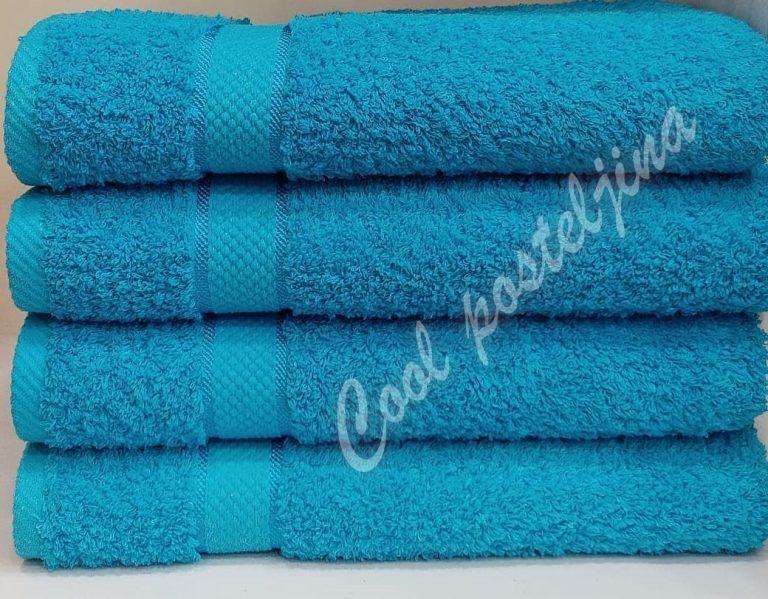 Turski peškiri 100% pamuk-frotir,70*140cm ,6 kom-Tirkiz