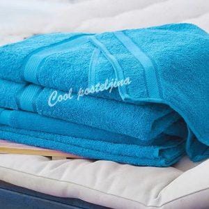 Turski peškiri 100% pamuk-frotir,70*140cm ,6 kom-Tirkiz