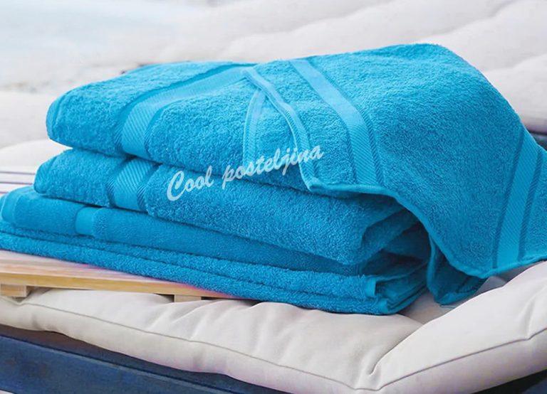 Turski peškiri 100% pamuk-frotir,70*140cm ,6 kom-Tirkiz