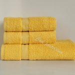 Turski peškiri 100% pamuk-frotir, 50*90cm ,12 kom-Žuti