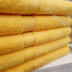 Turski peškiri 100% pamuk-frotir, 50*90cm ,12 kom-Žuti