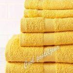 Turski peškiri 100% pamuk-frotir, 50*90cm ,12 kom-Žuti