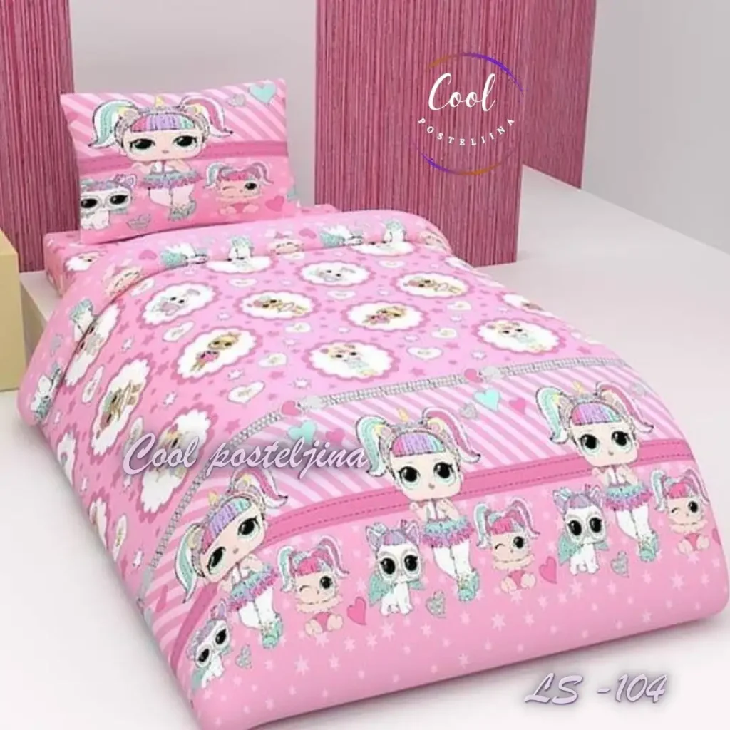 Pamučne ranfors singl posteljine-LS- 134