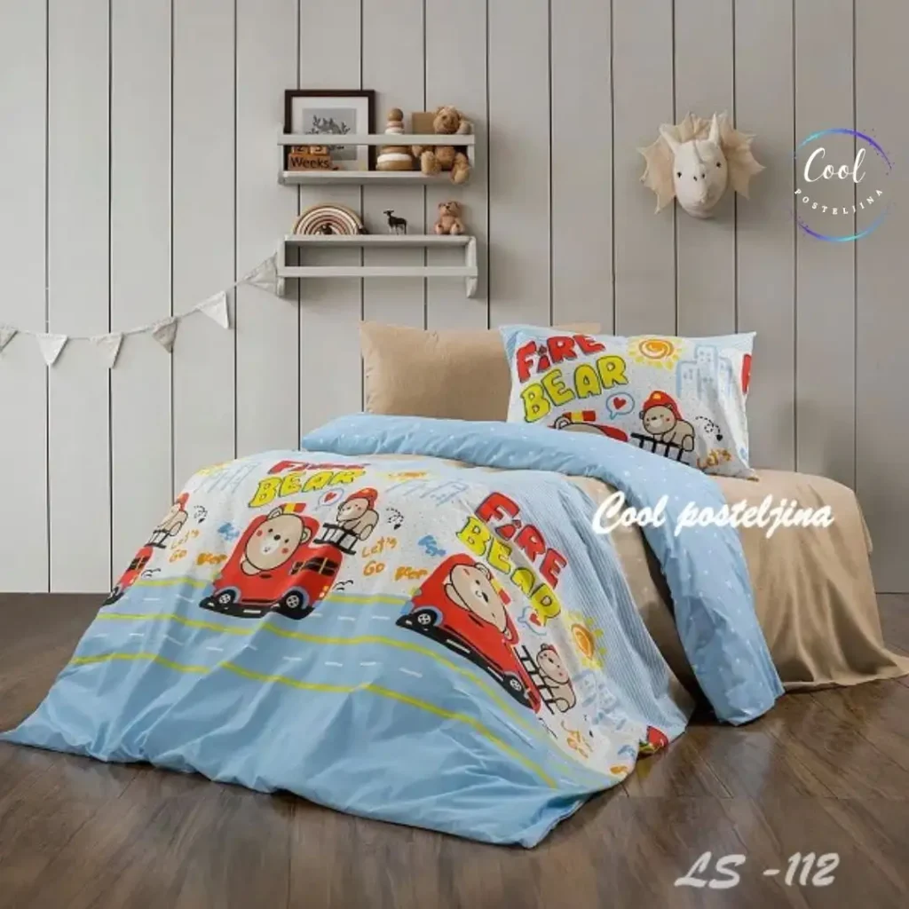 Pamučne ranfors singl posteljine-LS- 134