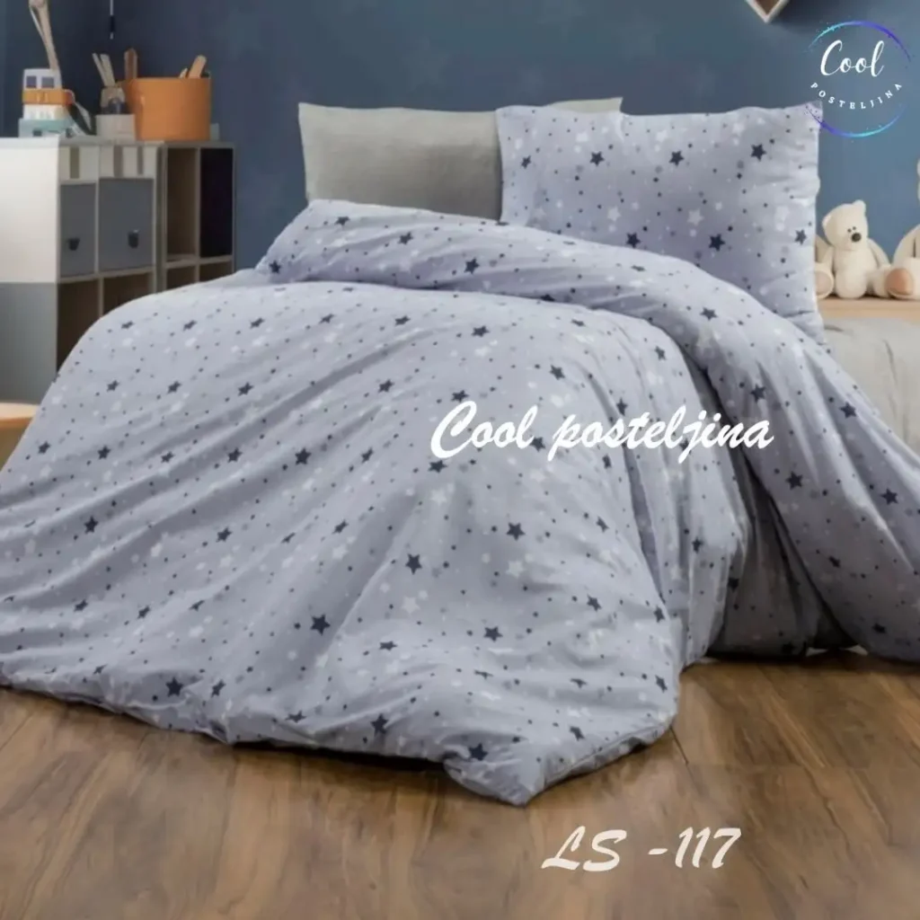 Pamučne ranfors singl posteljine-LS- 134