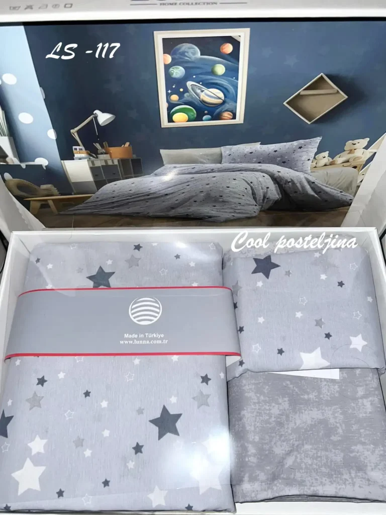 Pamučne ranfors singl posteljine-LS- 134