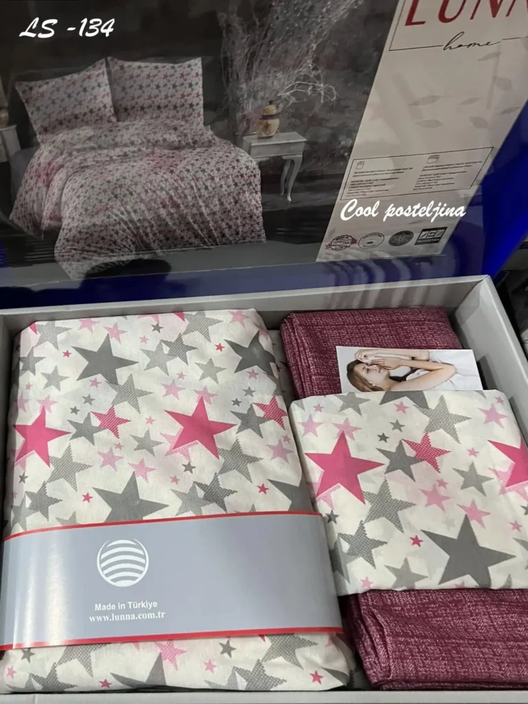 Pamučne ranfors singl posteljine-LS- 134