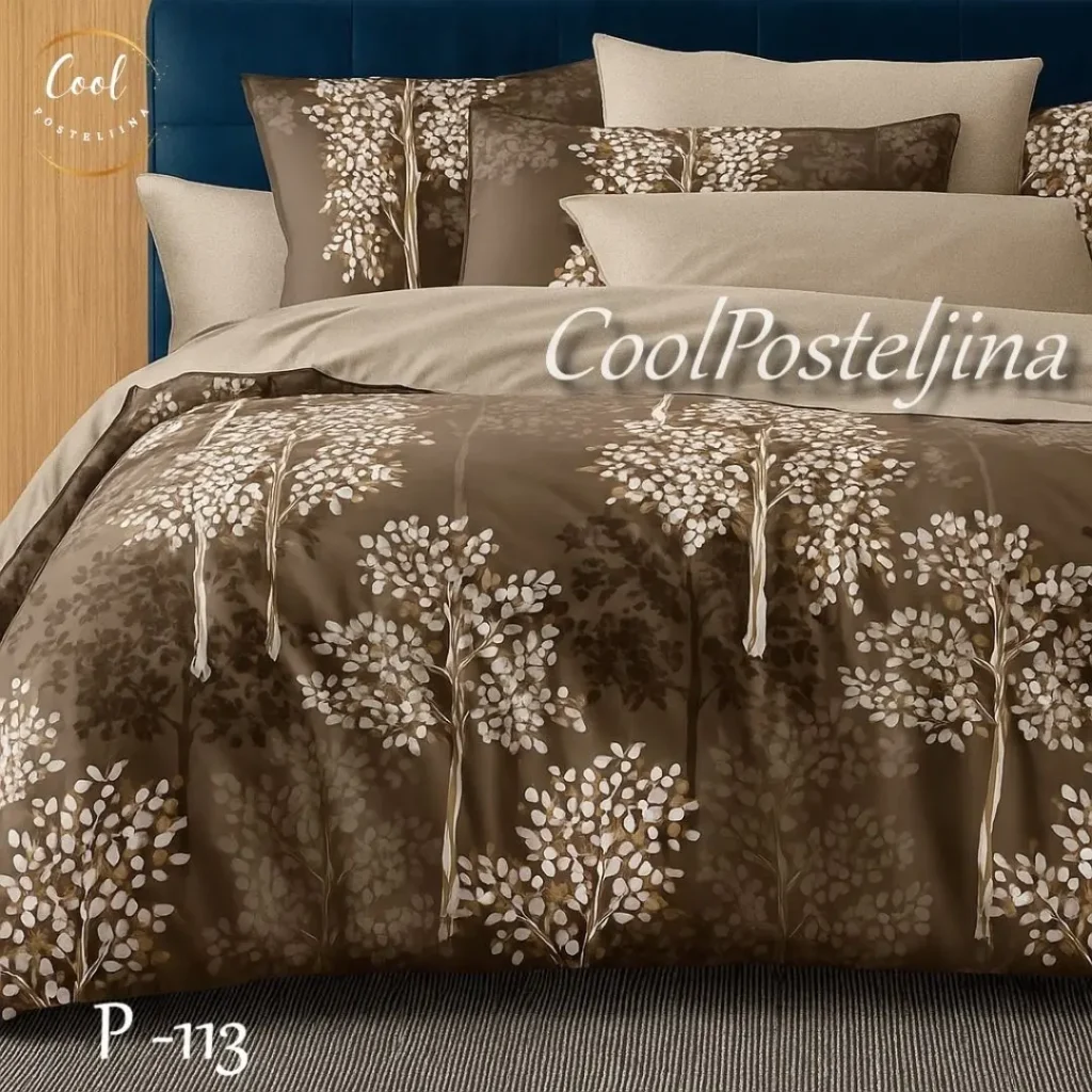 Perla posteljine – pamuk saten, bračni set