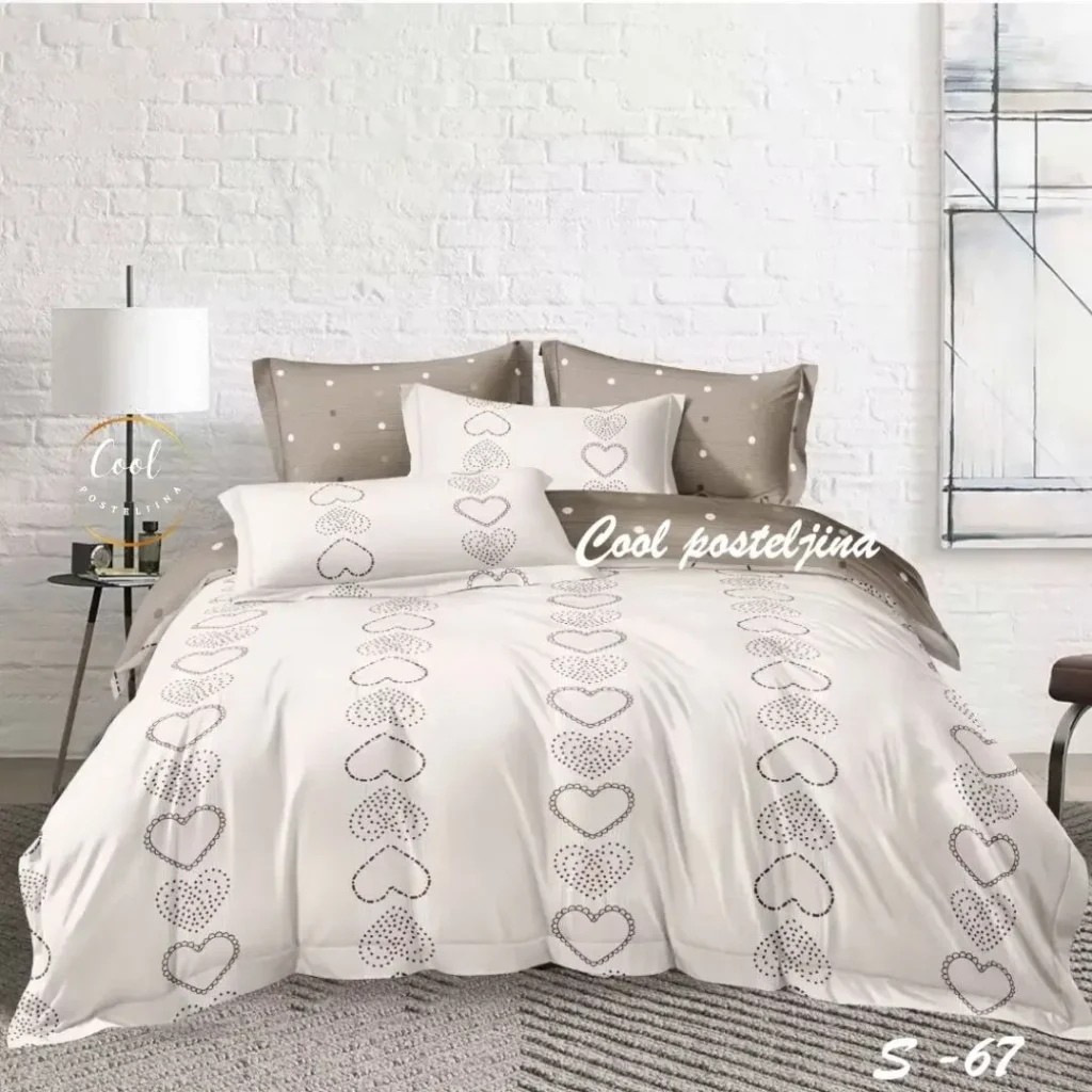 Pamuk-saten 5D singl posteljine-Delta-S-63