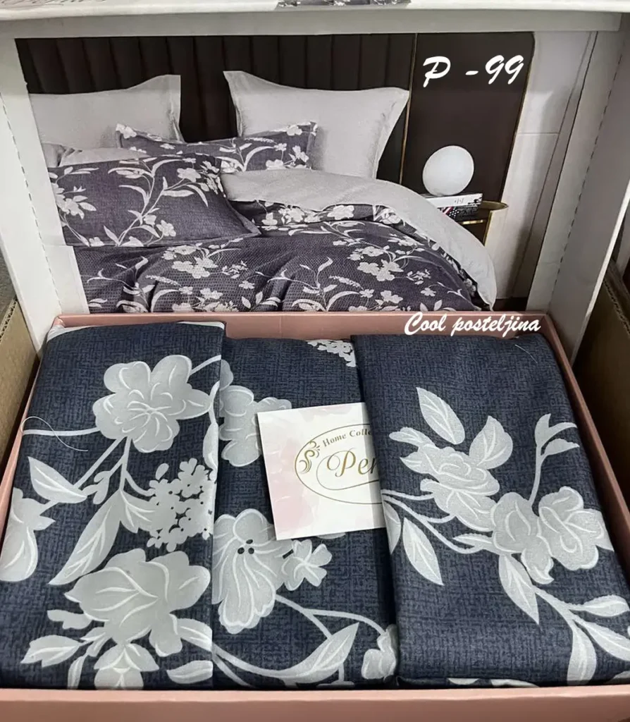 Perla posteljine – pamuk saten, bračni set