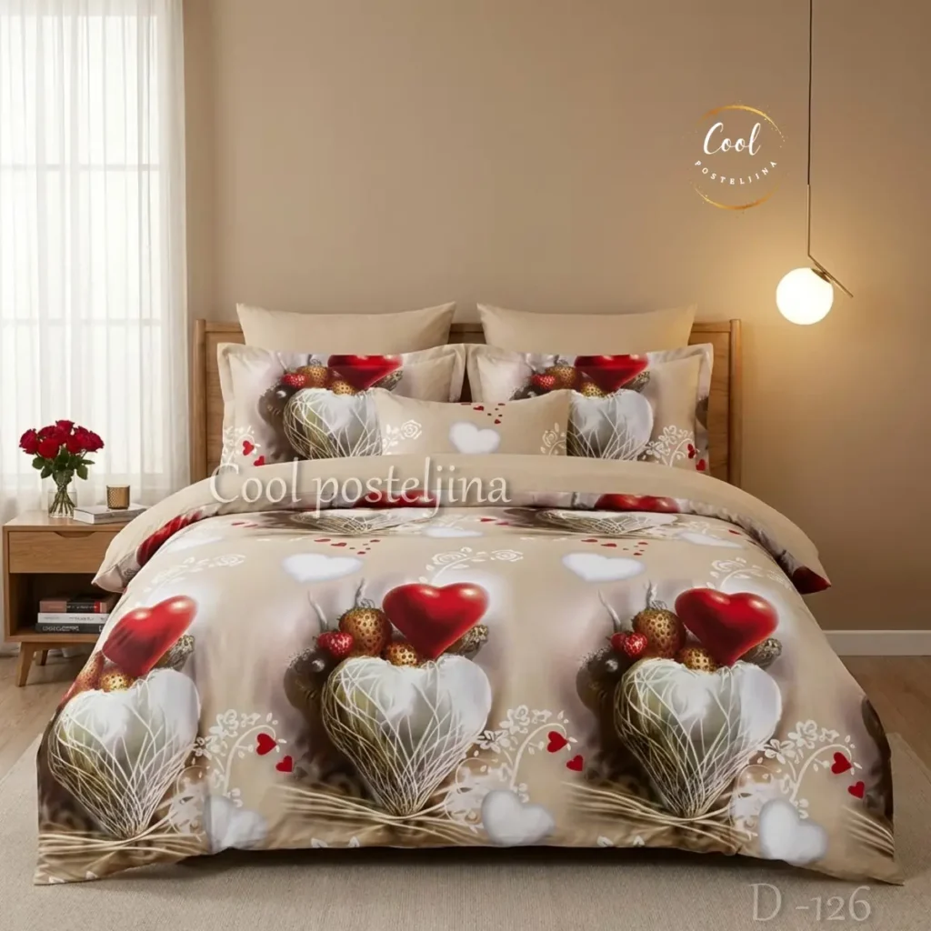 Bračne 5D posteljine Delta Home • Cool Posteljina